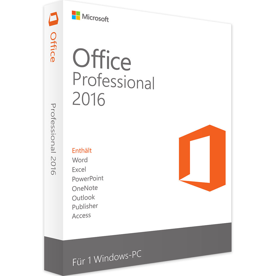 Microsoft Office 2016 Professional (Idealo-Bestseller)