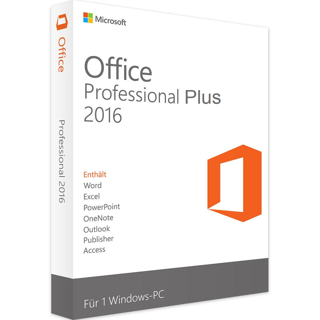 Microsoft Office 2016 Professional Plus (Idealo-Bestseller)