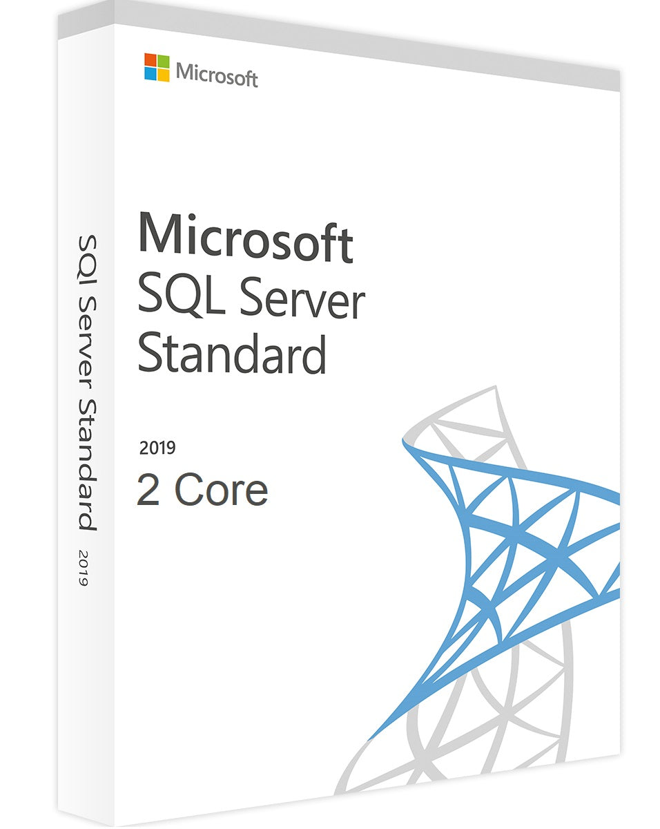 SQL Server Standard 2 Core 2019 (Idealo-Bestseller)